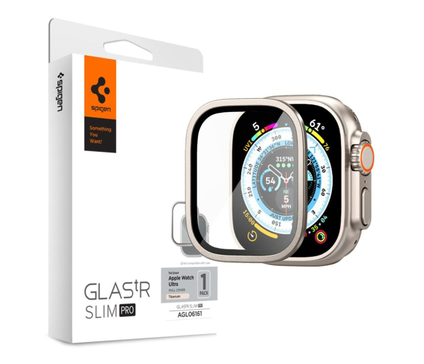 SPIGEN Glas.TR Slim Pro do Apple Watch Ultra / Ultra 2 AGL06161 - 1228143 - zdjęcie